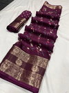 Wow super flower special Dola Silk Non Catalog Printed Sarees Wholesale Price In Surat
